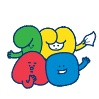 kyobolife 모모 고고 보보 소소 Sticker