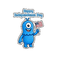 Happy 4Th Of July Sticker by Momo & Tulus