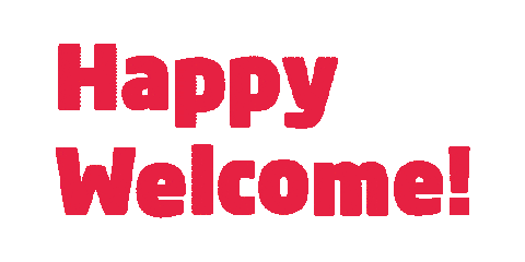 Happy Welcome Sticker by von Mende Marketing