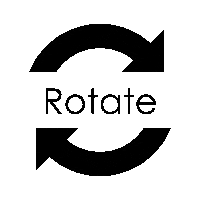 Arrows Rotate Sticker by Octal7