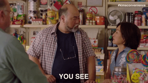 told you so fighting GIF by Kim's Convenience