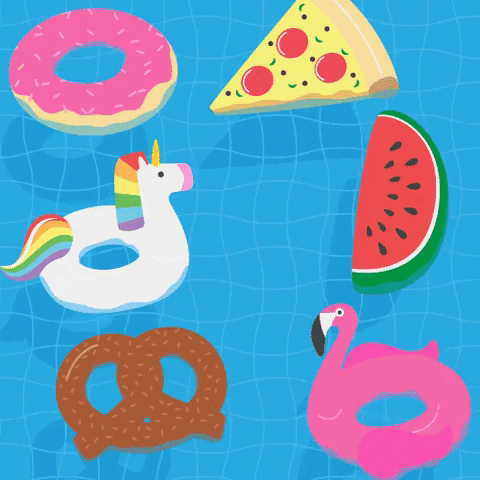 Pool Party First Day Of Summer GIF by evite