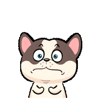 Angry French Bulldog Sticker by UpStudiosWorld