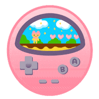 kawaii tamagotchi Sticker