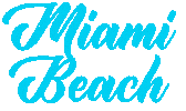 Miami Beach Pink Sticker by ATLAST