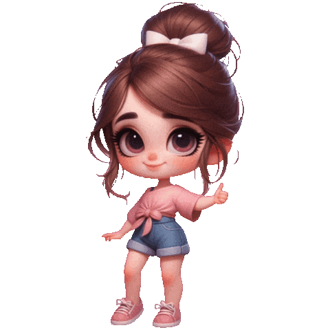Girl Sticker