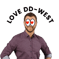 Dresden Love Sticker by Felix Hitzig