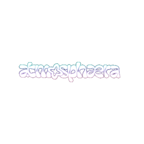 atmosphaera giphygifmaker gradient wavy wordmark Sticker