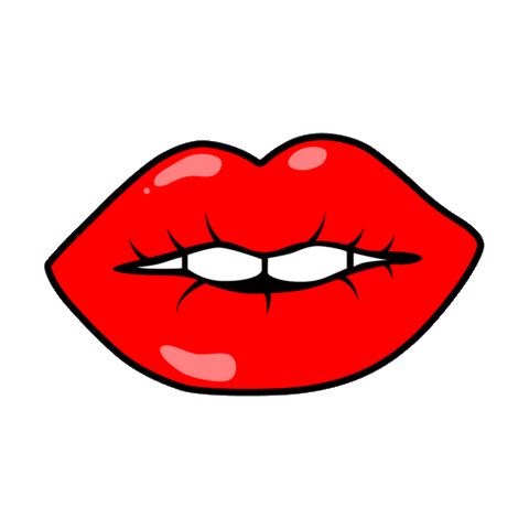 Sexy Lips Sticker by STAN STUDIOS