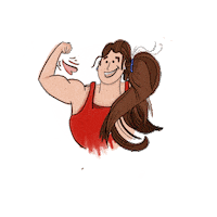 bymissbello girls strong crossfit girl power Sticker