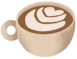 Heart Coffee Sticker by lakenbiletskiart