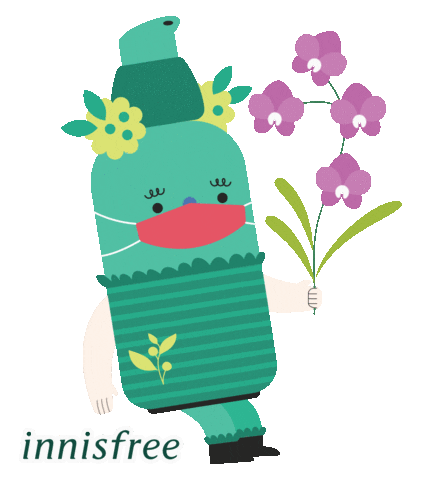 innisfreesingapore love animal mask selfie Sticker