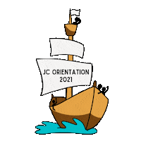 Sailing Ship Sticker by RVHS JC Orientation