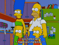 homer simpson crying GIF