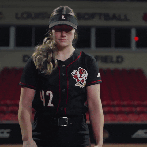 Tag Softball GIF by Louisville Cardinals