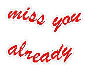 Miss You Already Sticker by Alissandra