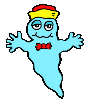 Halloween Ghost Sticker by Russell Taysom