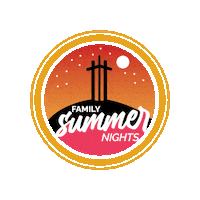 Summer Nights Sticker by 3Crosses Church