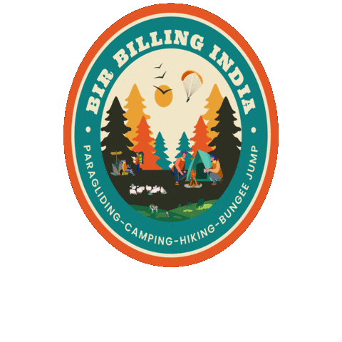 birbillingthrill giphygifmaker travel adventure camping Sticker