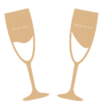Celebration Drink Sticker by Status Anxiety
