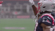 High Five Damien Harris GIF by New England Patriots