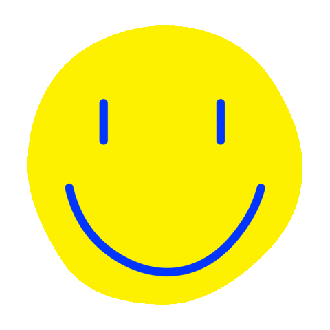 Happy Smiley Face Sticker