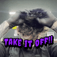 Take Off Wig GIF