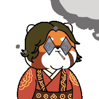 Smoke Smoking Sticker by Kanpai Pandas