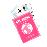 NYMMG travel vacation fly nyc Sticker