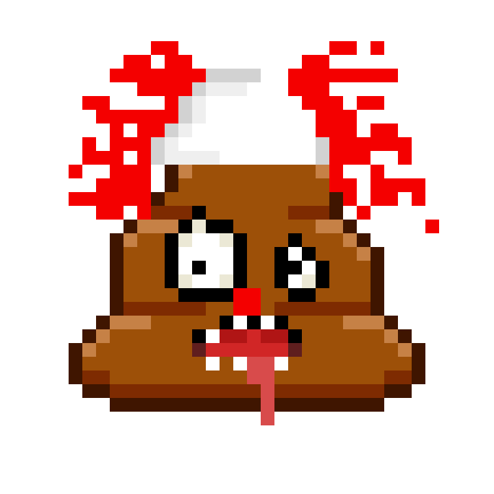 Art Shitting Sticker by Poopies.io