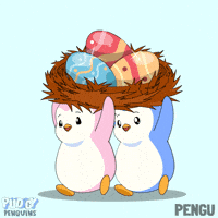 Easter Eggs Penguin GIF by Pudgy Penguins