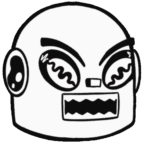 Vinyl Sticker by Lunchbox Records