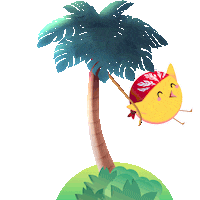 Happy Jungle Sticker by Laetitia