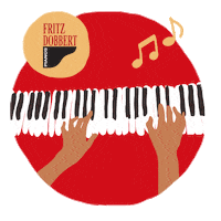 FritzDobbert fritz pianofritz fritzdobbert Sticker