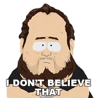No Way Dont Believe Sticker by South Park