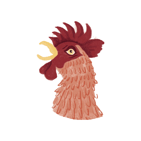 aktionagrar giphygifmaker landwirtschaft hahn huhn Sticker