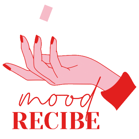 impulsaturockstar pink red mood hand Sticker