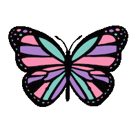 Pink Flying Sticker