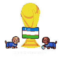 World Cup Uzbekistan Sticker by HotDogs