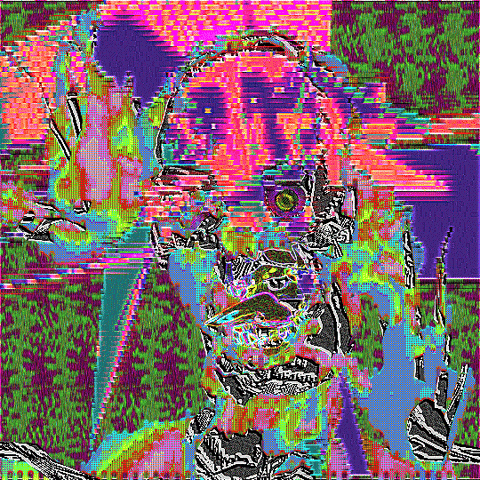 Brain Damage Glitch GIF by davidvnun