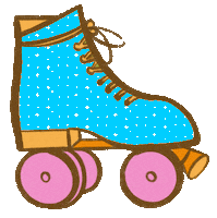 Daisyjones203 sports pink retro blue Sticker