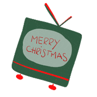 mariasarastudio tv movie holiday merry christmas Sticker