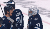 Happy Connor Hellebuyck GIF by Winnipeg Jets