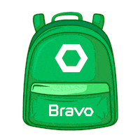 Bravo_Supermarket school bravo bag supermarket Sticker