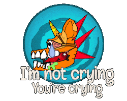 Sad Cry Sticker
