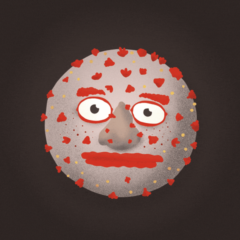 JefCaine illustration covid coronavirus corona GIF