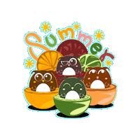 Summer Orange Sticker