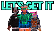 Lets Get It Manga Sticker by DAZZLE SHIP