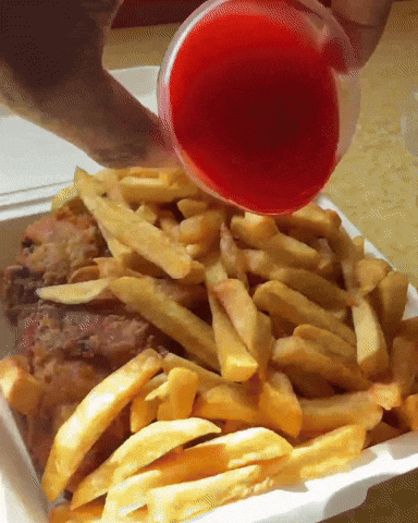 Fried Chicken Chips GIF