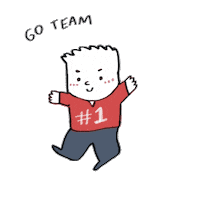 Super Bowl Football Sticker